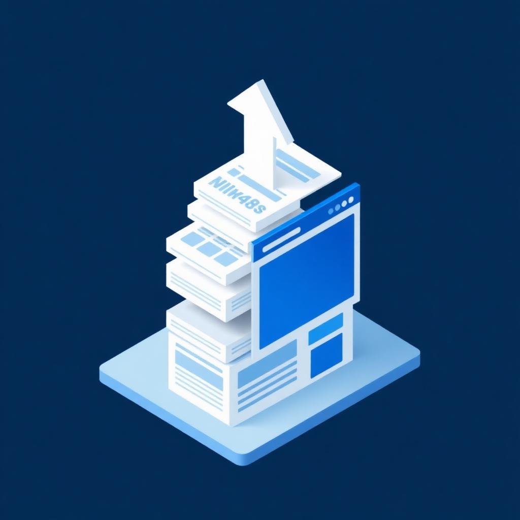 Website growing into a layered foundation that supports business growth