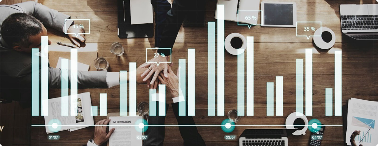 B2B performance marketing illustration