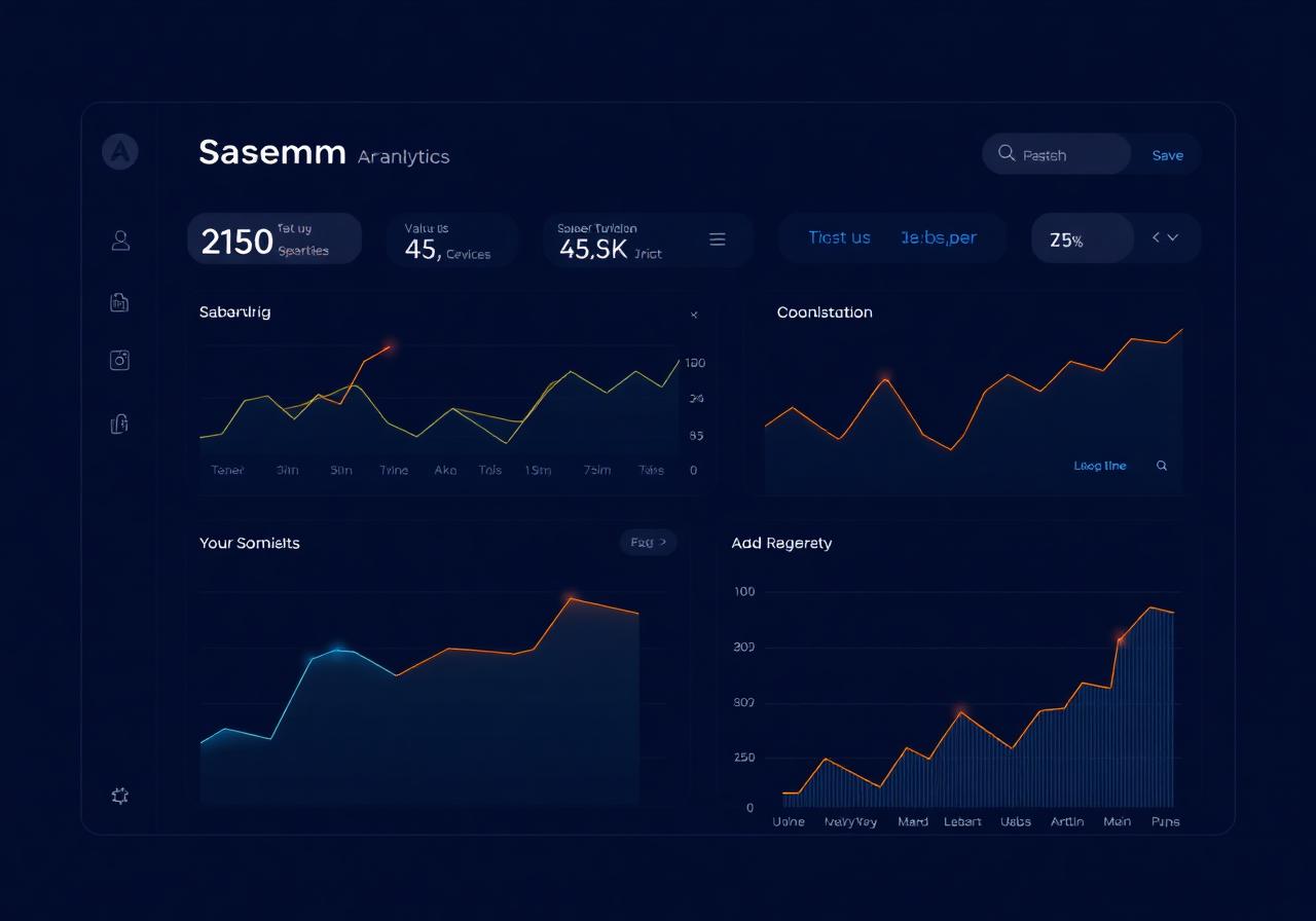 SaaS PPC technical insight - analytics dashboard