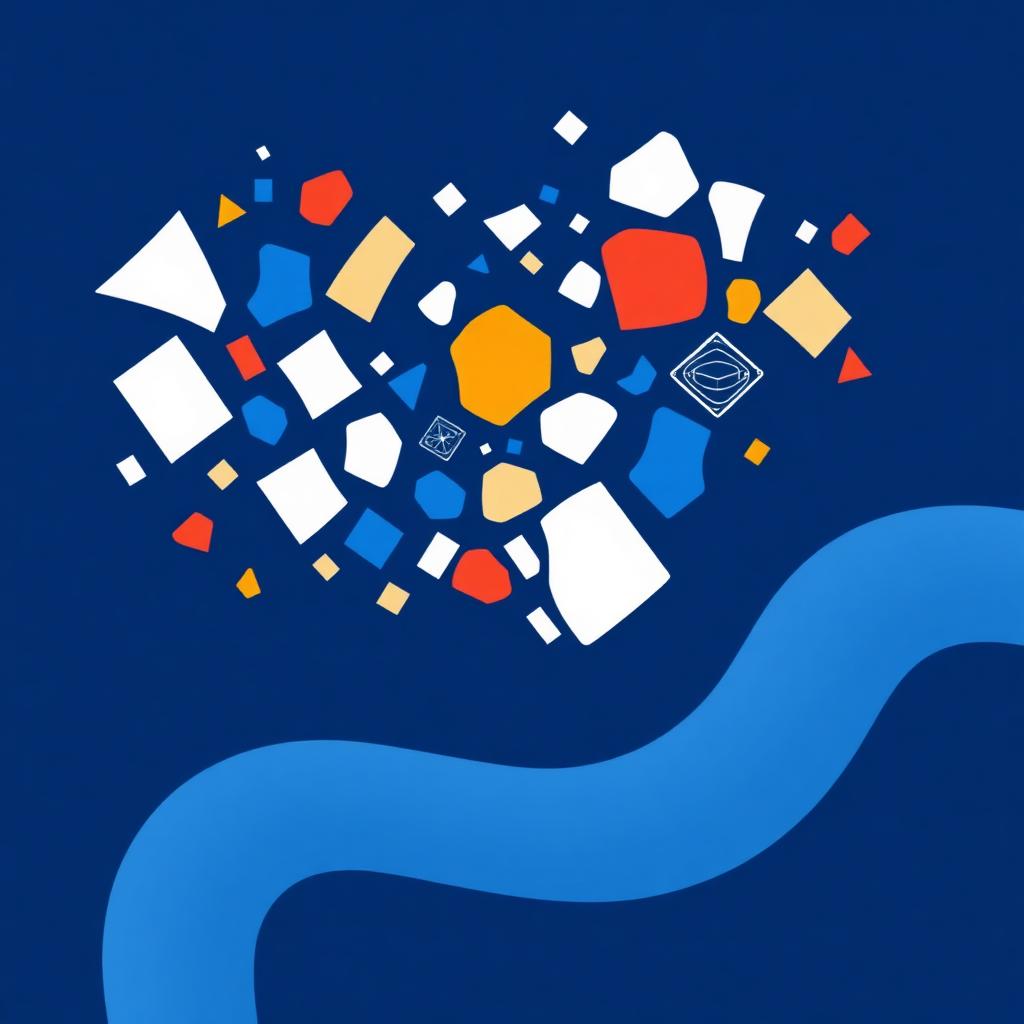Fragmented business operations converging into a single unified workflow