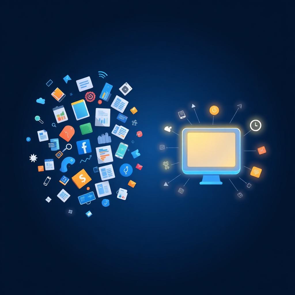 Disconnected tools and plugins consolidating into a single unified SaaS application
